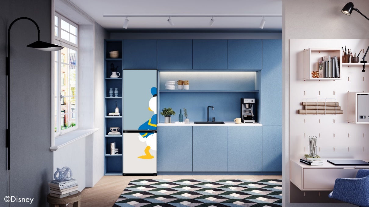 Can you spot Donald Duck? Samsung Bespoke Disney Collection featuring