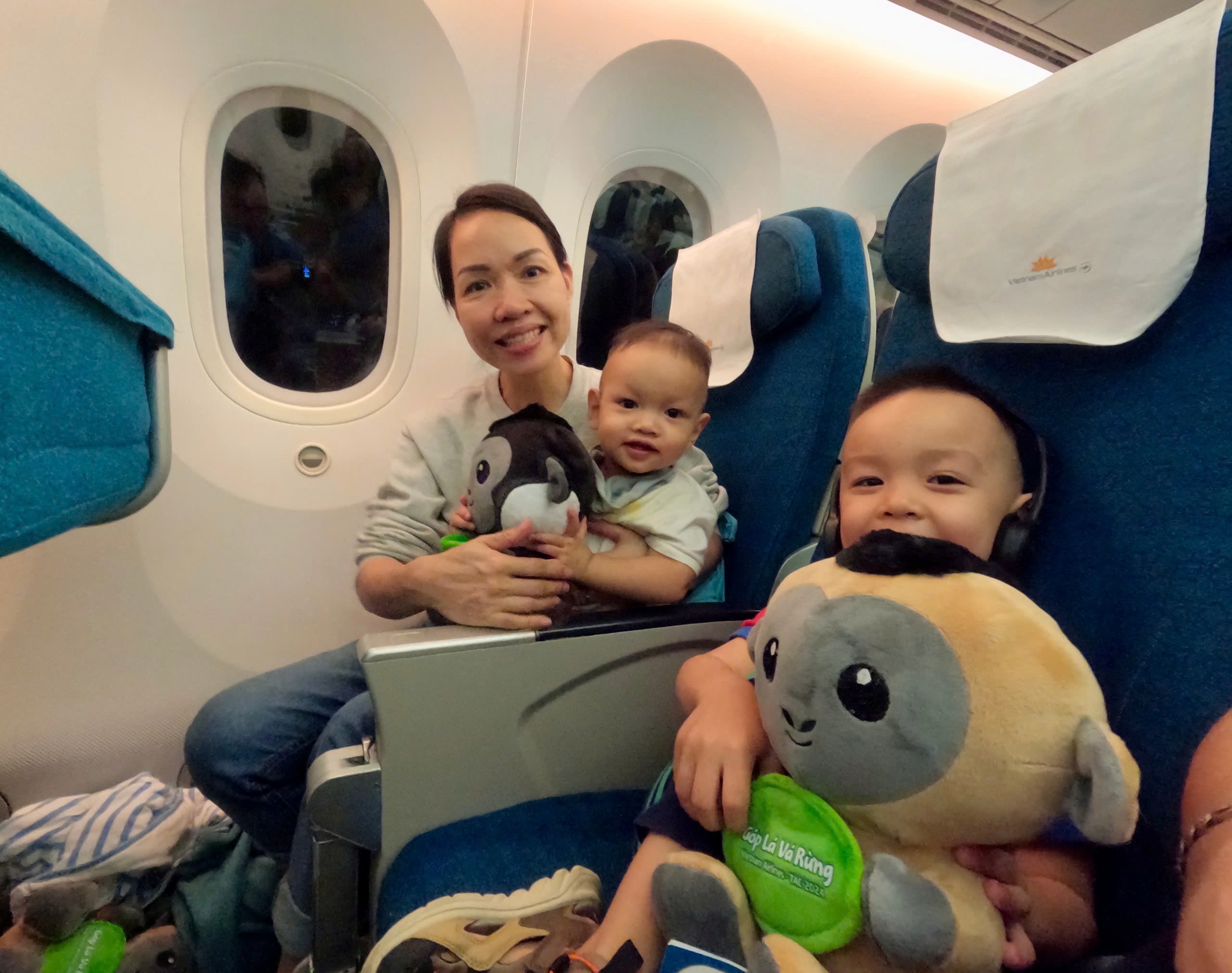 Passengers on