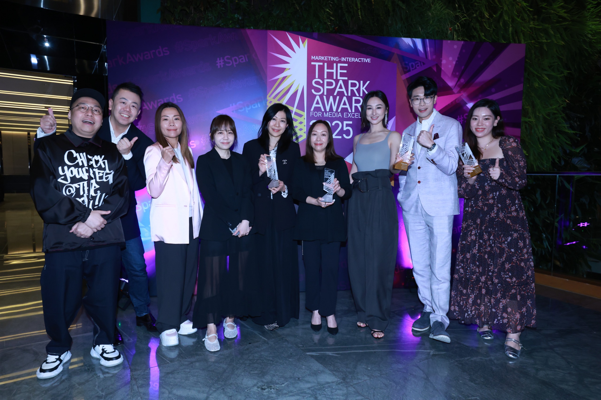 Group photo of the Standard Chartered Bank client team and TVB team