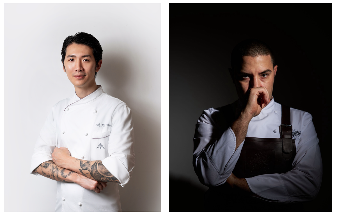 (From left) Chef Lok Hin Yam and Chef Fabrizio Fiorani will be leading the pastry showcase of Galaxy Macau Presents Tatler Off Menu.
