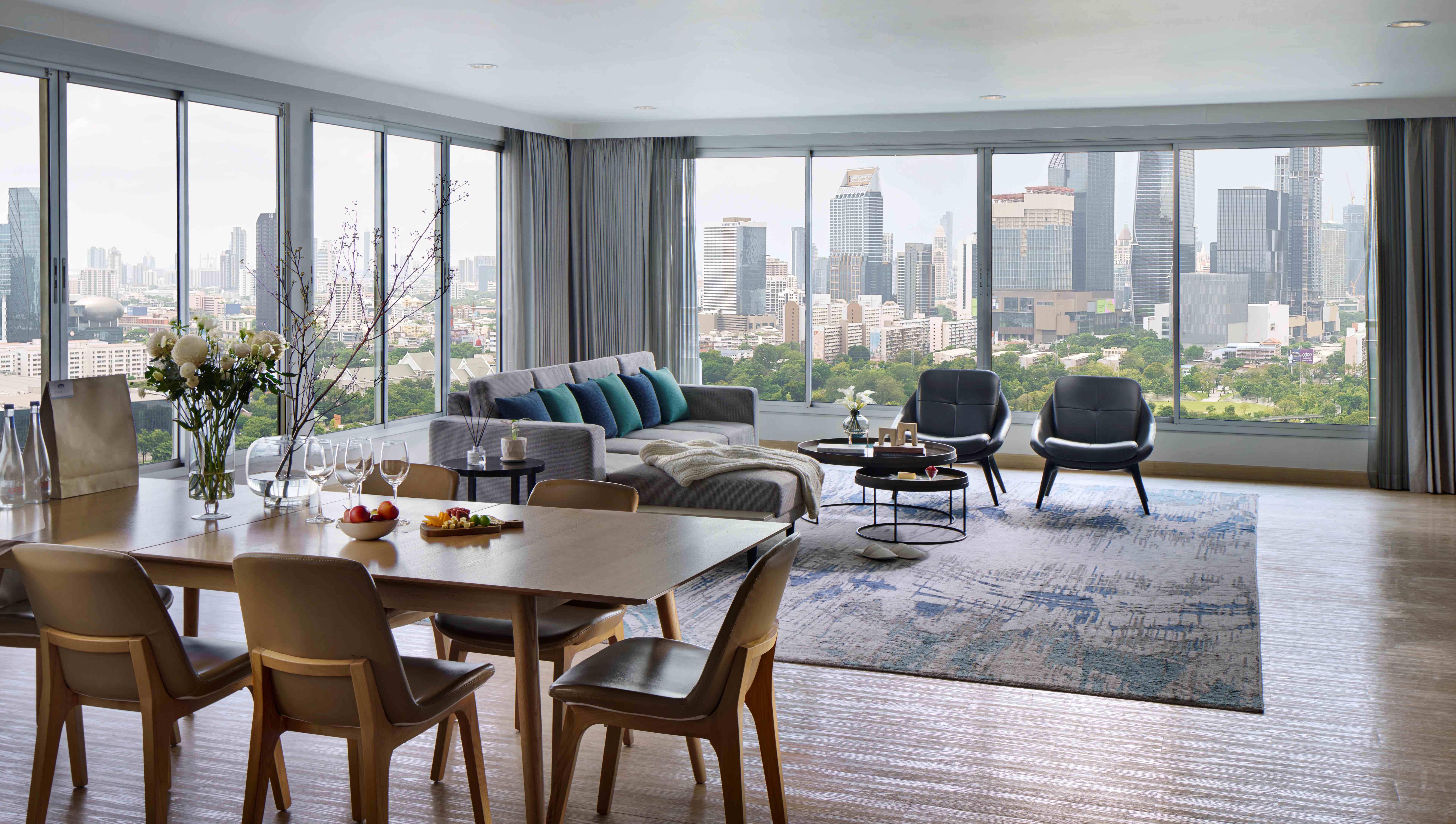 Shama Lakeview Asoke Bangkok-Tower A-Three Bedroom Panoramic View