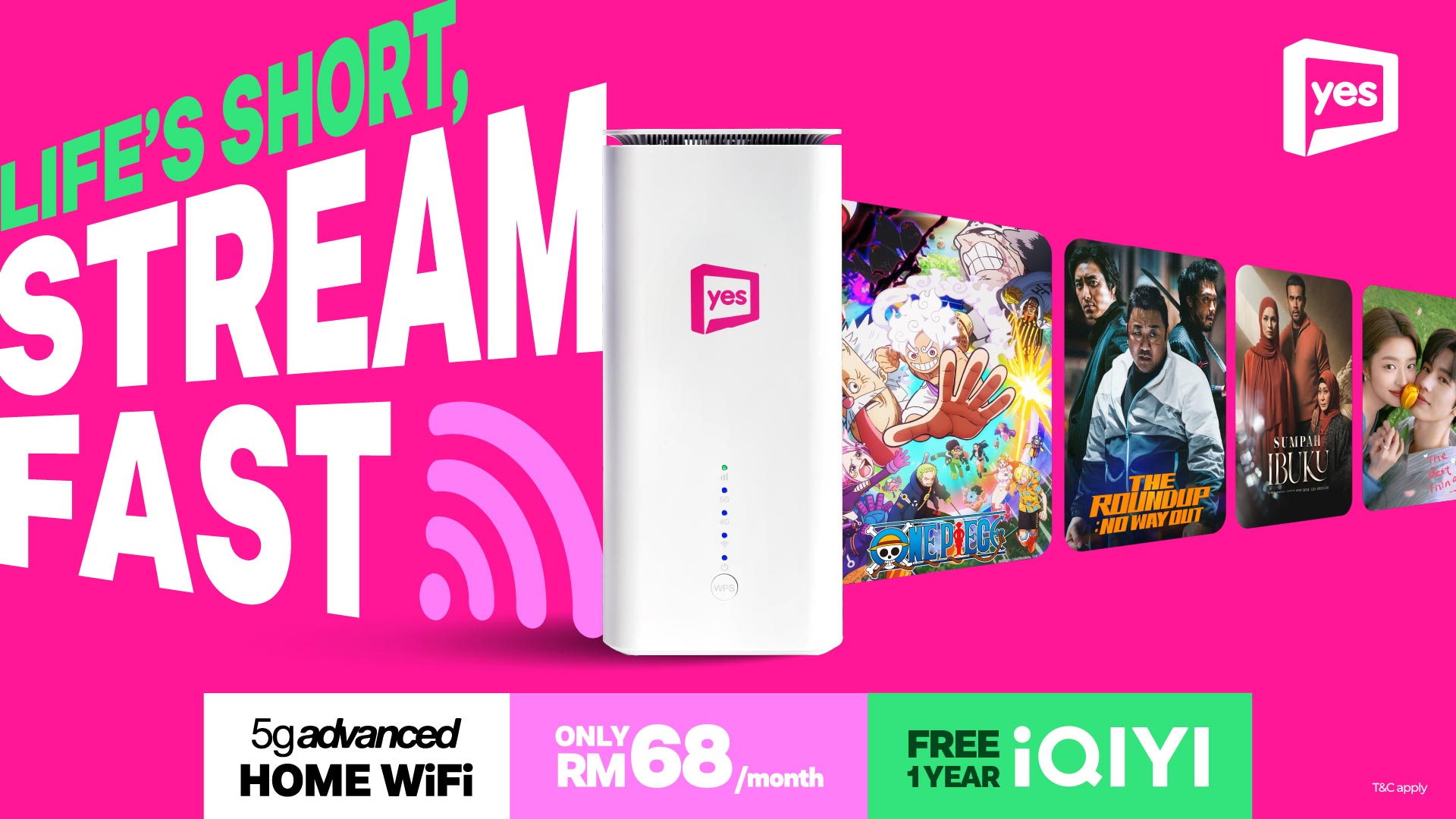 5g advanced Broadband + iQIYI Bundle