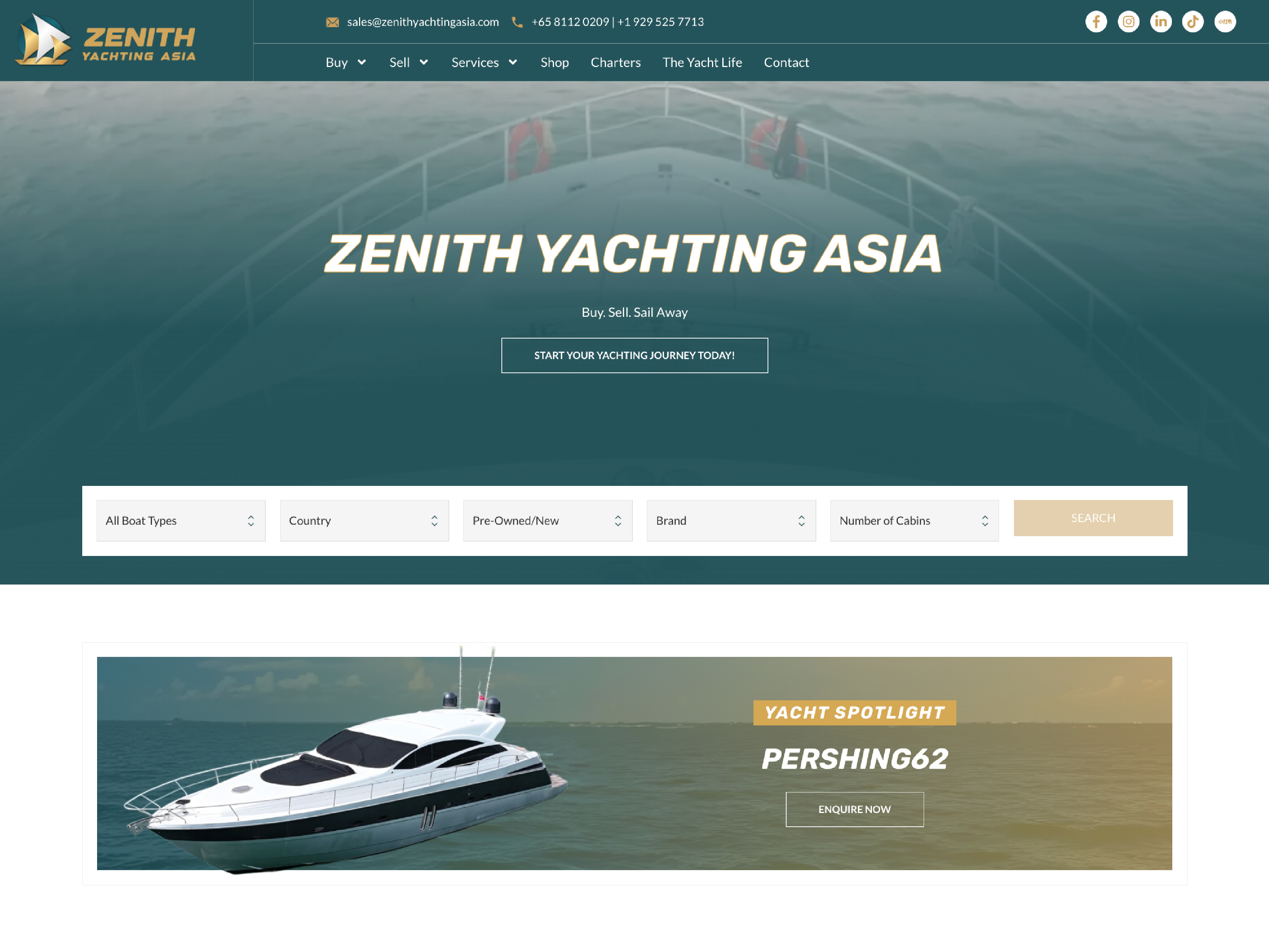 Zenith Yacht Charters Expands Into Yacht Brokerage With New Platform Zenith Yachting Asia