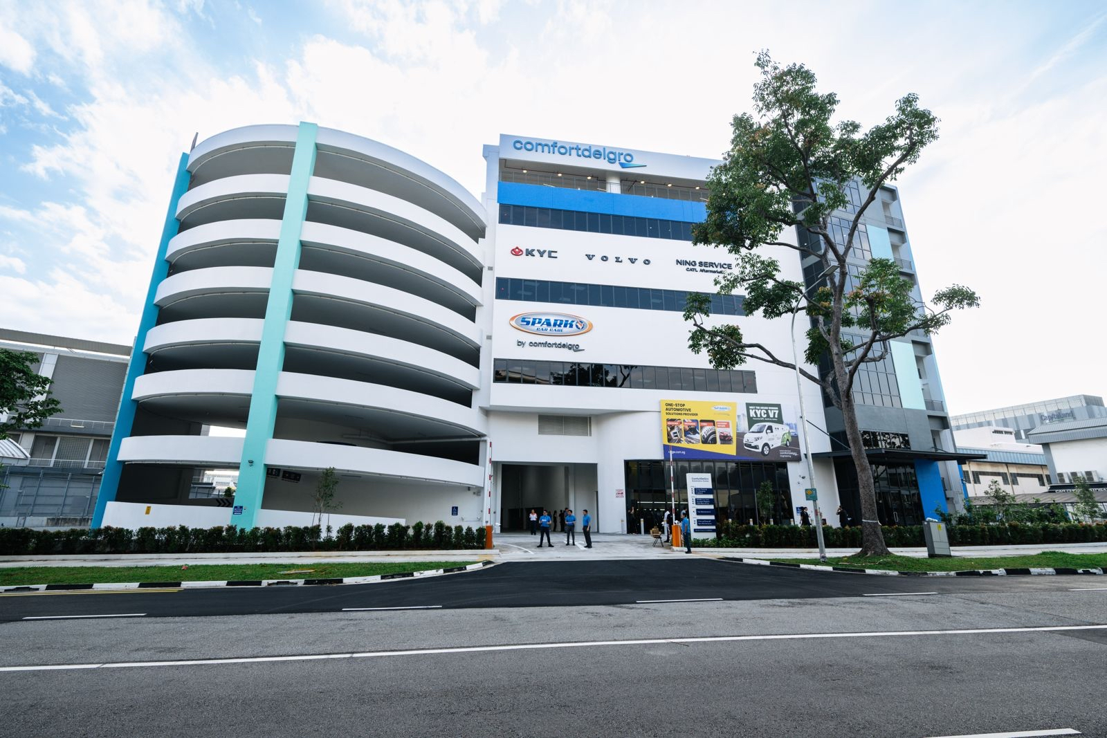 Wide shot of ComfortDelGro