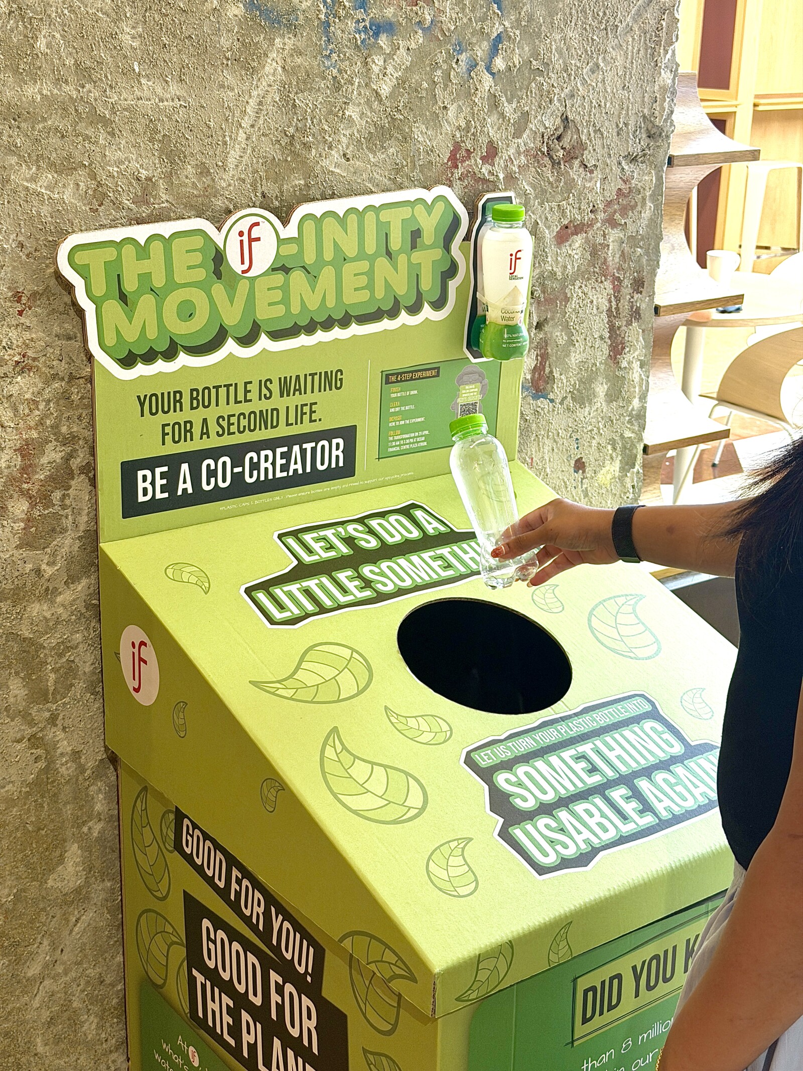 IF-inity Recycling Pods at 6 Battery Road, Singapore, 049909