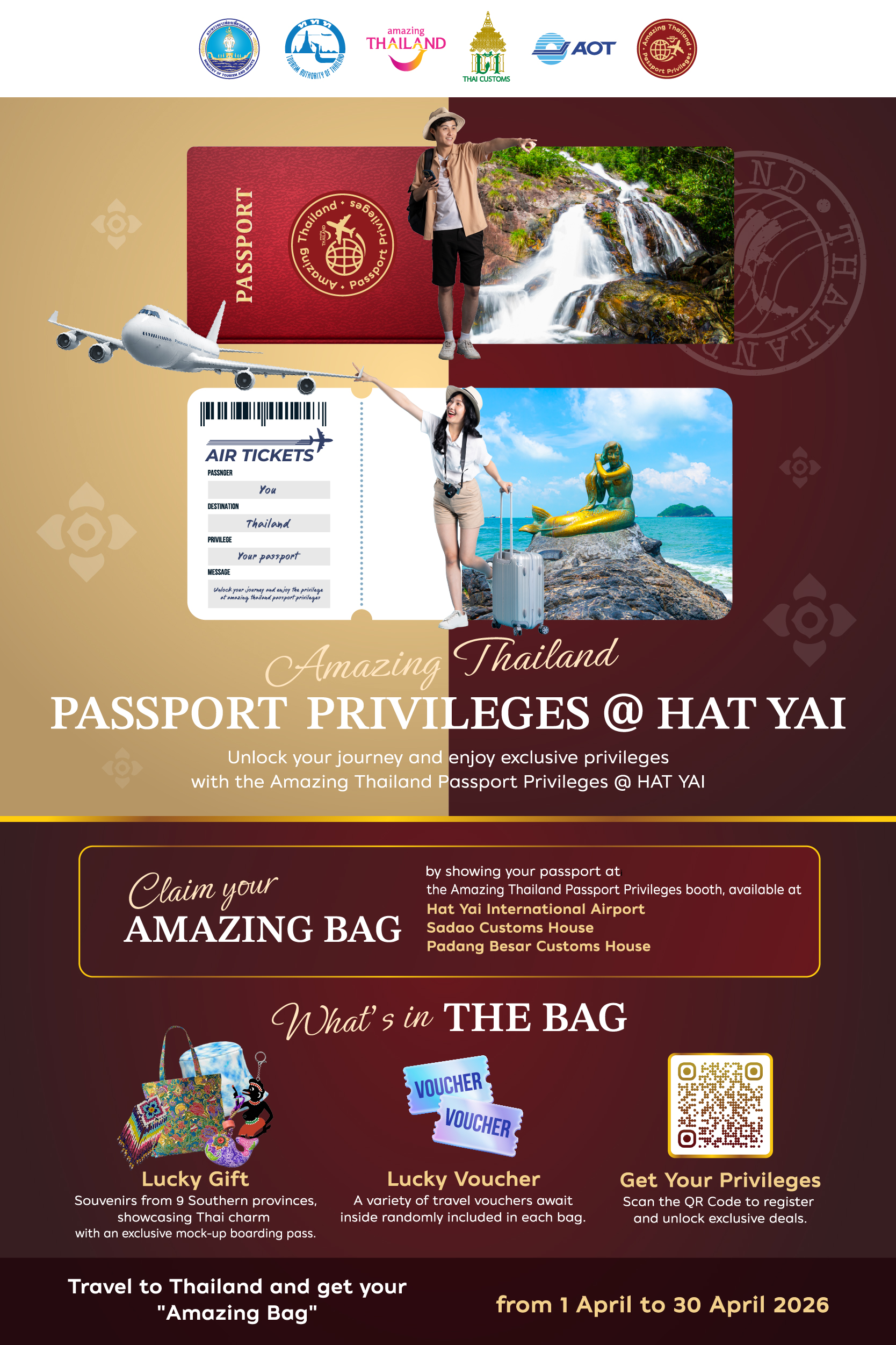 Amazing Thailand Passport Privileges @Hat Yai